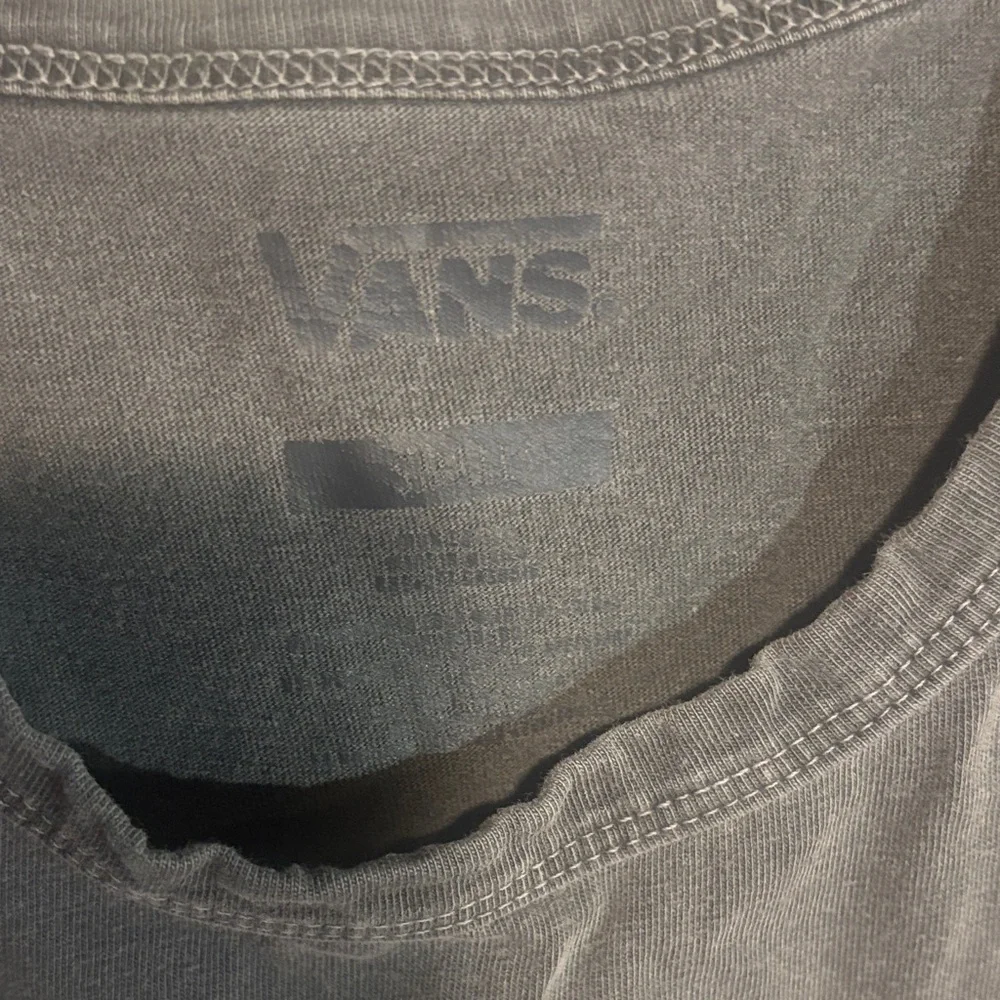 Vans Women's Charcoal Muscle Tee - Picture 2 of 5
